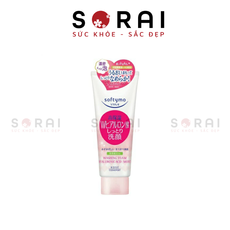 Sữa rửa mặt Kose Softymo Nhật Bản dưỡng ẩm da 150gr