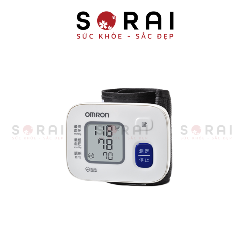 Máy đo huyết áp cổ tay Omron Hem-6230 Nhật Bản