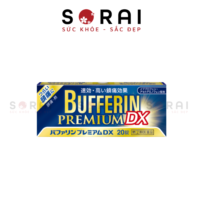 Viên uống giảm đau nhanh Bufferin Premium DX hộp 60 viên