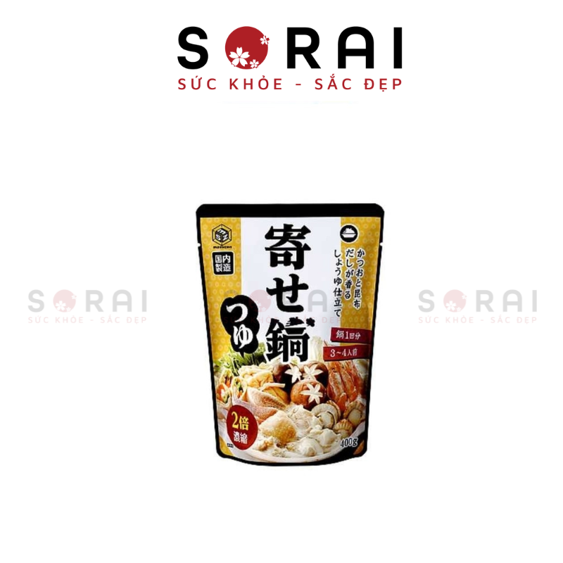 Nước soup lẩu Masuzen  vị gà túi 400g