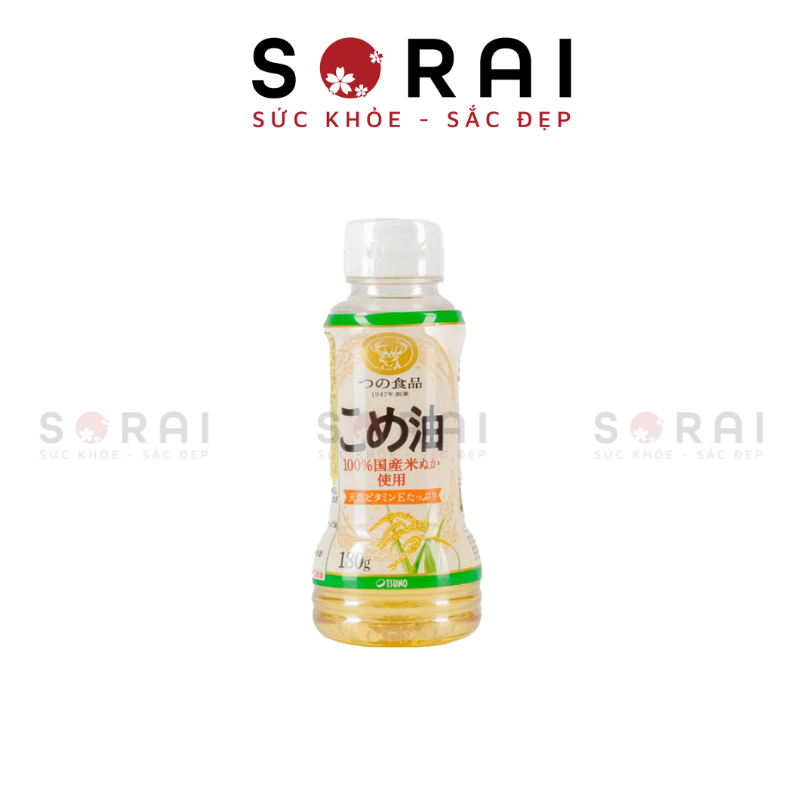 Dầu gạo Tsuno hữu cơ Nhật Bản 180g