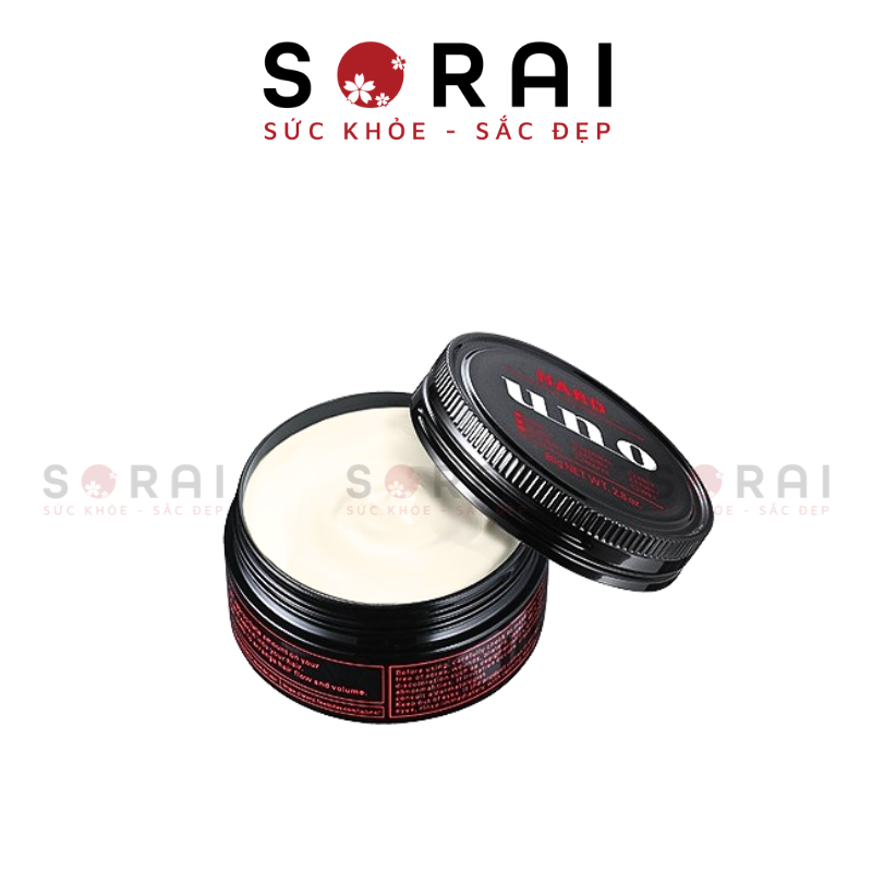 Sáp vuốt tóc Uno giữ nếp cho nam hộp 80g
