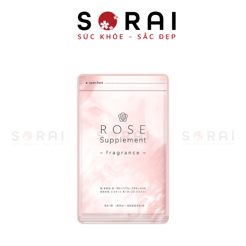 Viên uống thơm cơ thể Rose Nhật bản 90 viên