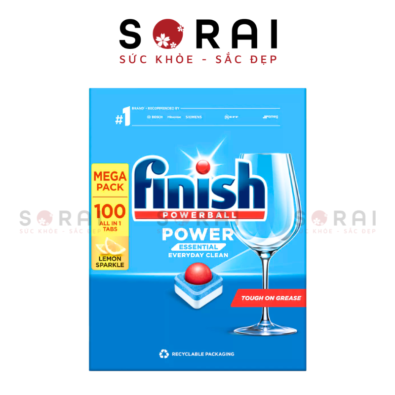 Viên rửa bát Finish Châu Âu