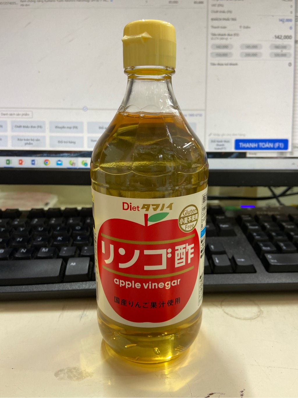 Giấm táo 500ml/ chai 11/2025