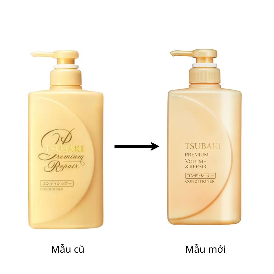Dầu xả Tsubaki Premium Nhật Bản giúp tóc chắc khoẻ ngừa rụng tóc 490ml