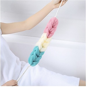 Bông tắm kỳ lưng dài Daiso Nhật Bản