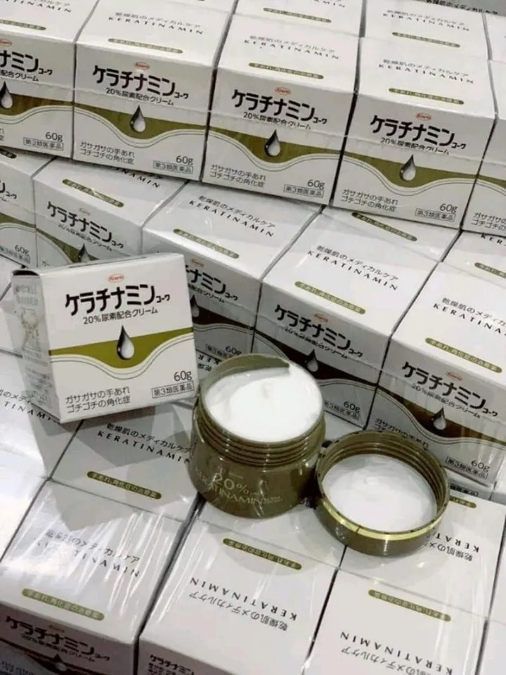 Kem trị á sừng, viêm da cơ địa Kowa Keratinamin Nhật Bản 60g