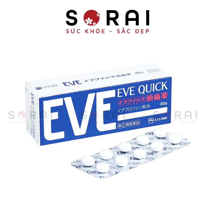 Viên giảm đau EVE QUICK (3 loại) 40 viên