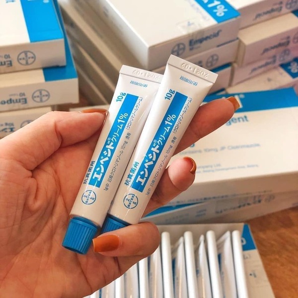 Kem bôi đặc trị nấm âm đạo Empecid 1% Bayer Nhật Bản