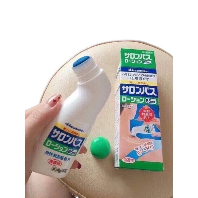 Lăn giảm đau Salonpas Hisamitsu Nhật Bản 85ml