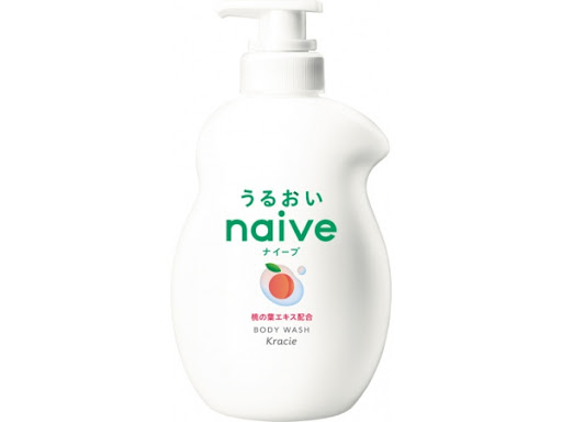 Sữa tắm NAIVE chai lùn Nhật Bản 530ml Đào