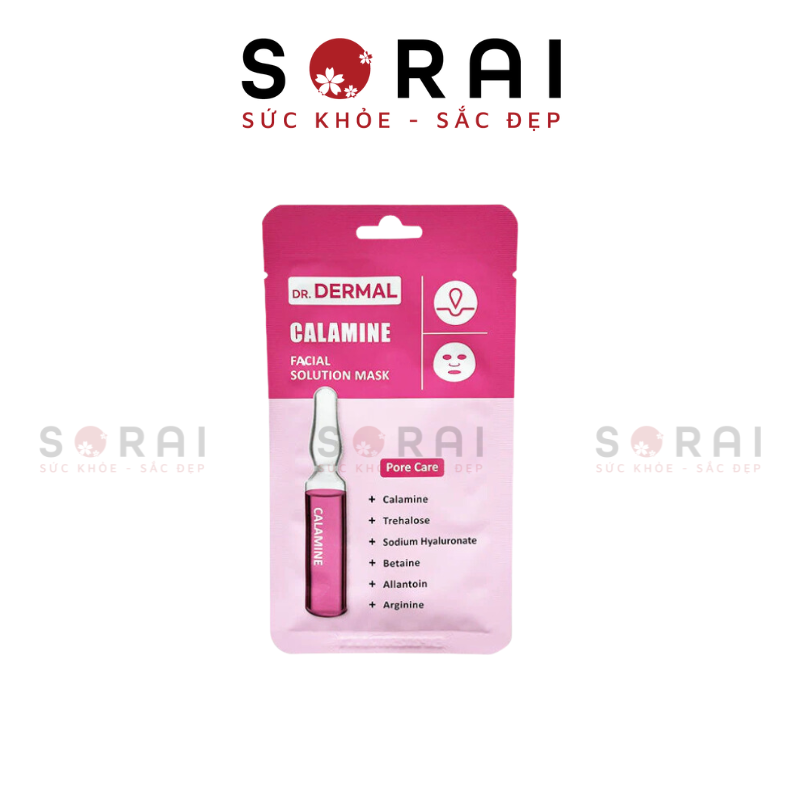 Mặt nạ Dermal bổ sung Calamine Nhật Bản