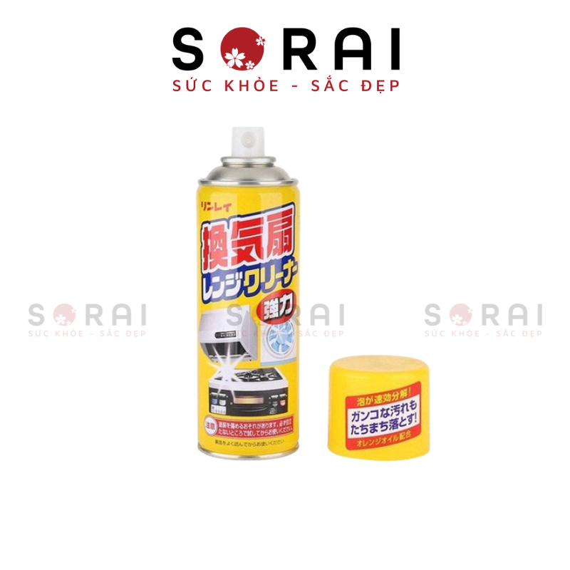 Xịt tẩy rửa bếp ga, hút mùi Rinrei