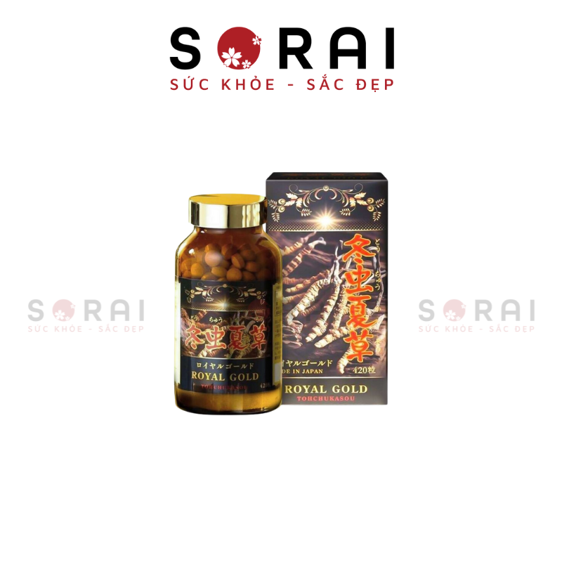 Đông trùng hạ thảo Royal Gold Nhật Bản hộp 420 viên