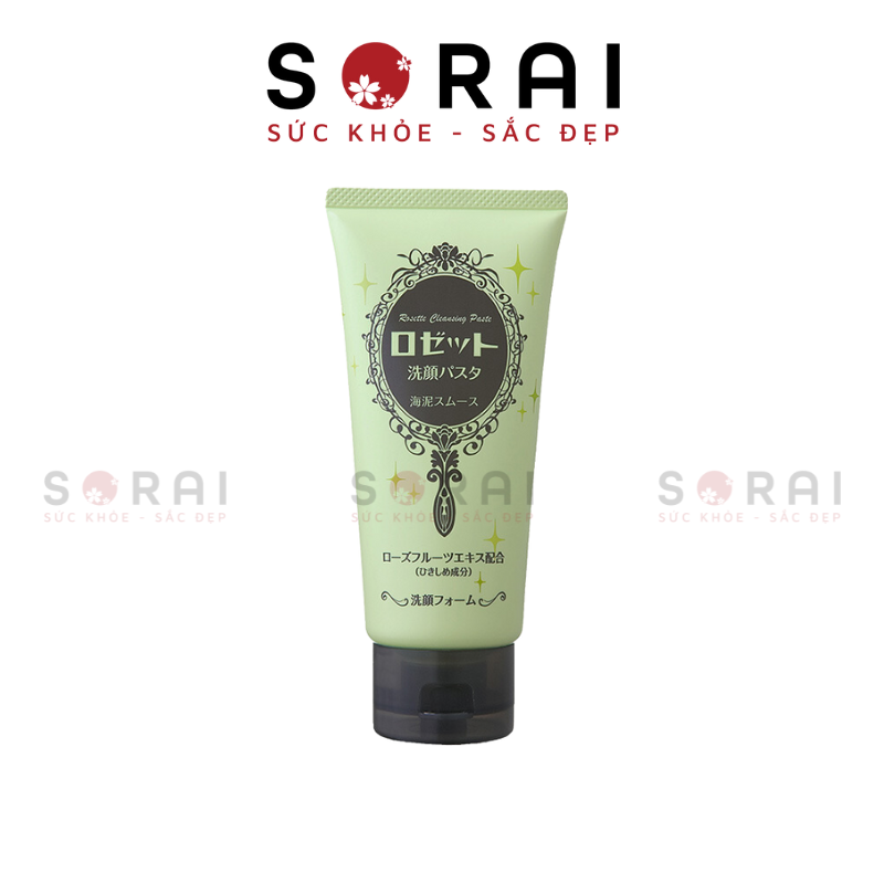 Sữa rửa mặt Rosette sạch sâu lỗ chân lông tuýp 80gram