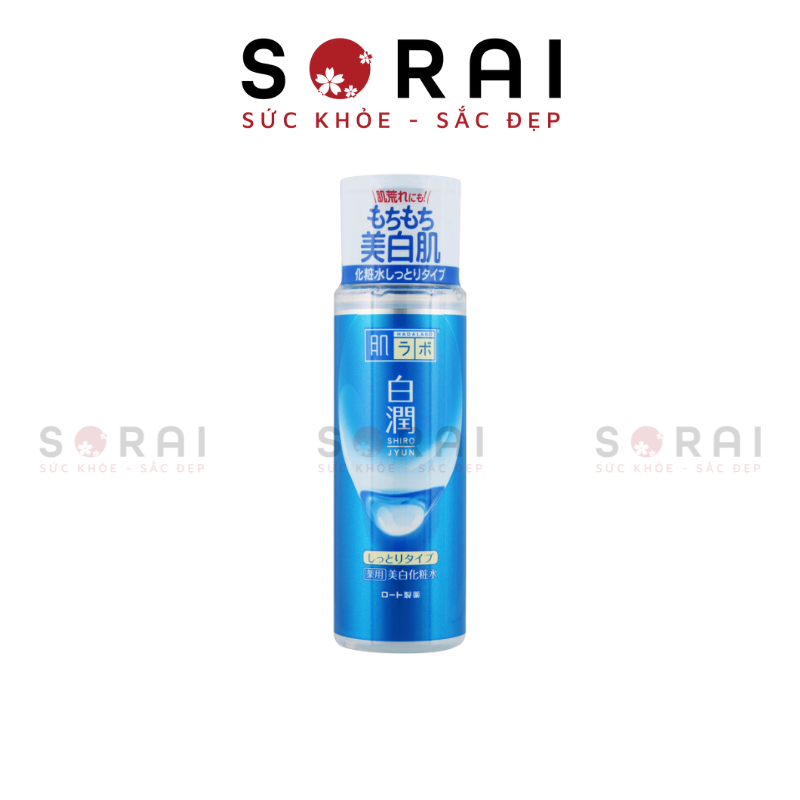 Nước hoa hồng Hadalabo Nhật Bản cấp ẩm, trắng da 170ml cho da khô