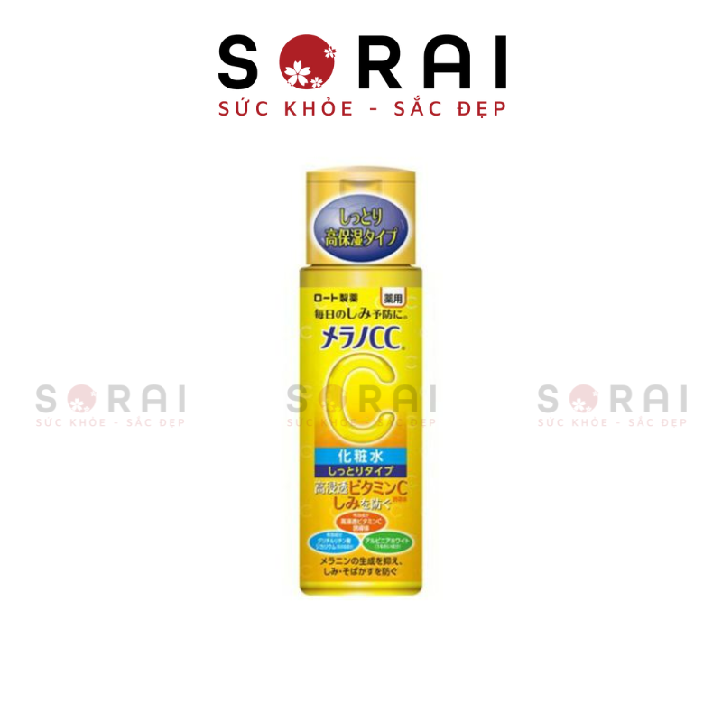 Nước hoa hồng Melano CC cho da khô Nhật Bản 170ml