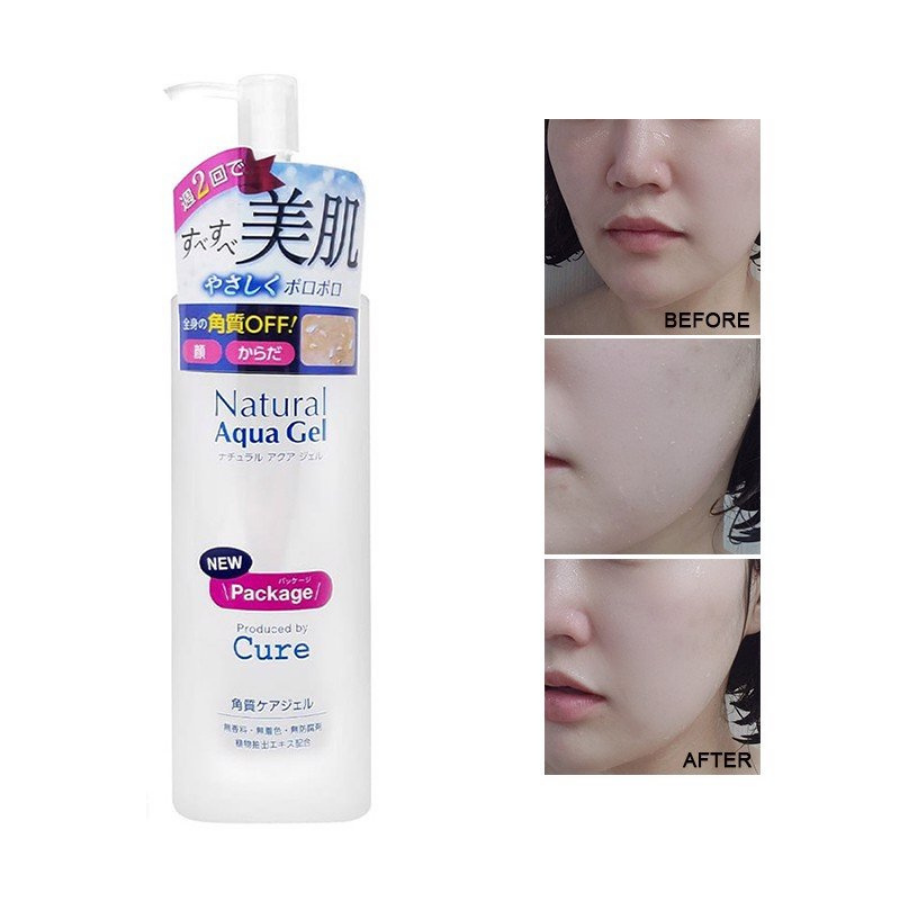 Tẩy da chết Cure Nature Aqua Gel Nhật bản 250ml mẫu mới