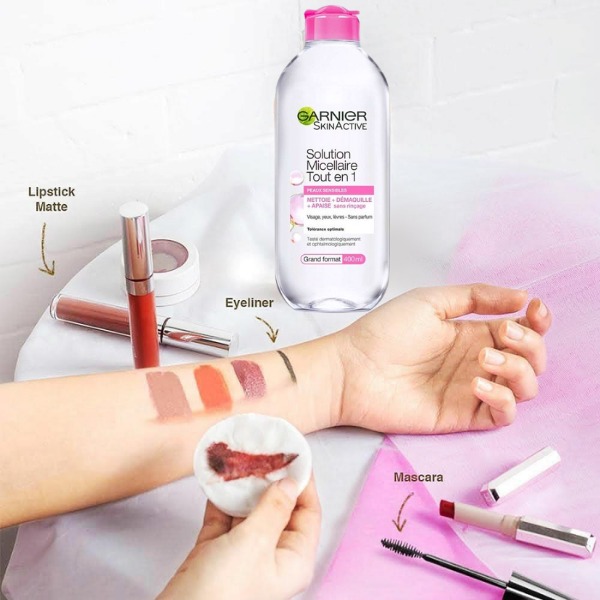 Nước tẩy trang Garnier Pháp dành cho da nhạy cảm 400ml