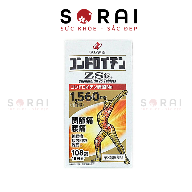 Viên uống Bổ xương khớp ZS Chondroitin Nhật Bản 108 viên