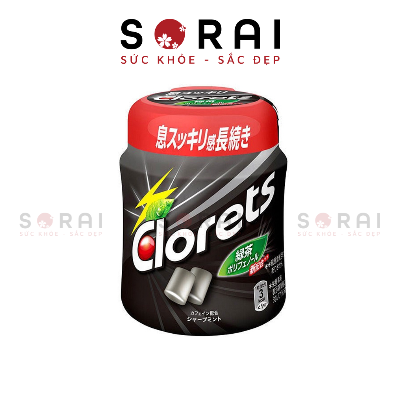 Kẹo cao su bạc hà Clorets Nhật bản 140gram