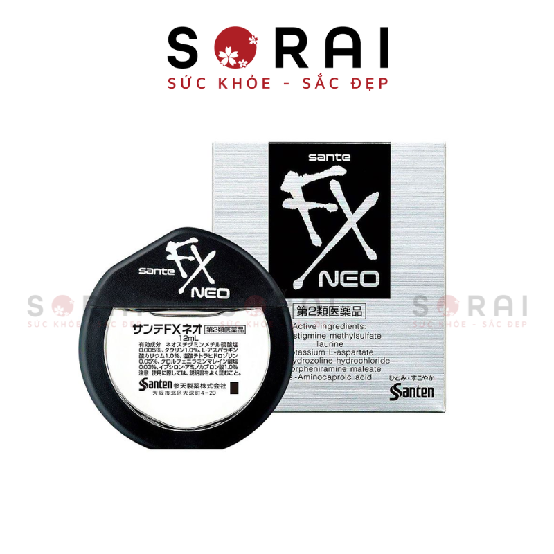 Nước nhỏ mắt Santen Fx Neo Nhật Bản lọ 12ml