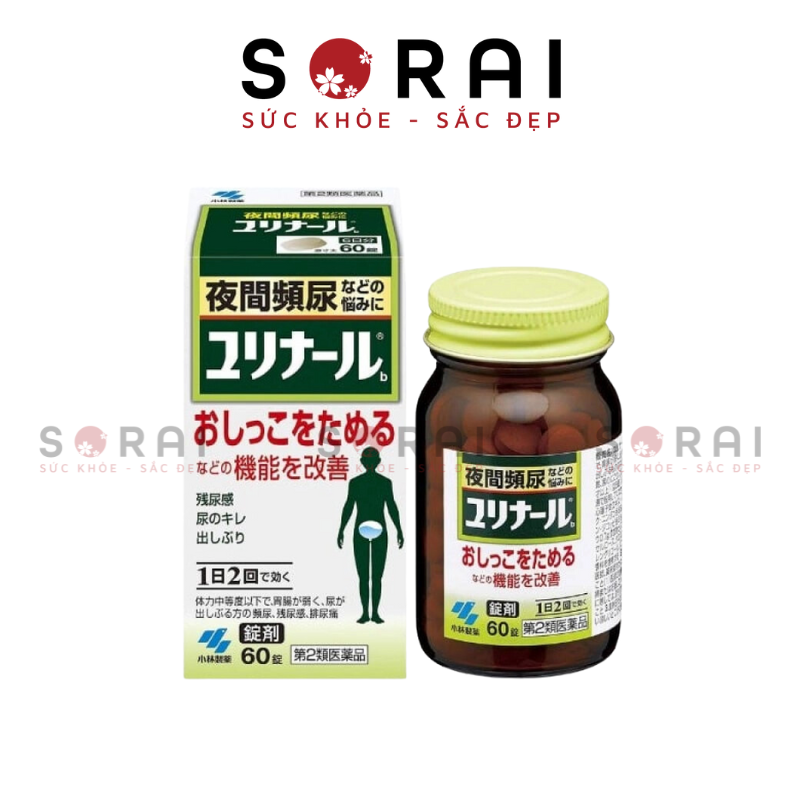 Viên uống trị tiểu đêm Kobayashi Nhật Bản 120 viên 12 ngày