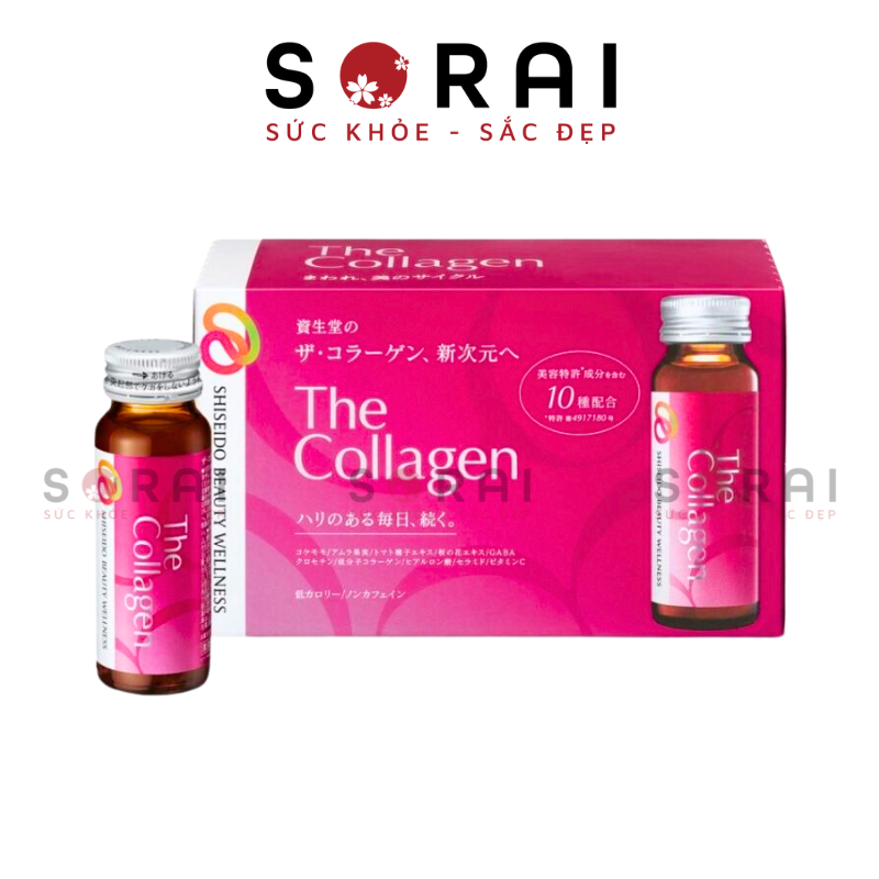 Nước bổ sung Collagen Shiseido Nhật Bản 10 dưỡng chất mẫu mới