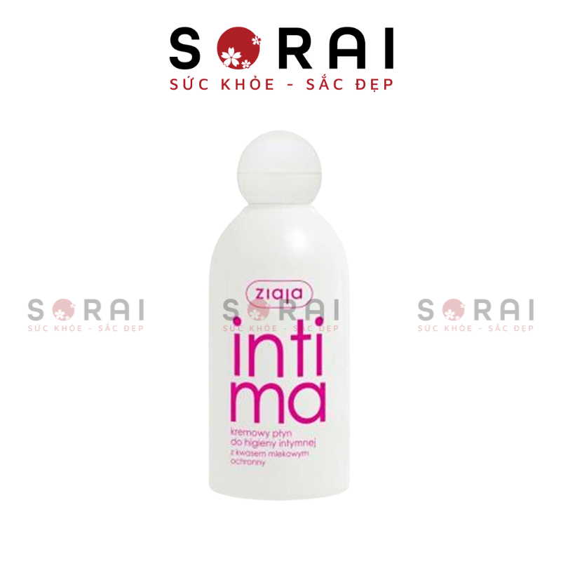 DDVS Intima (hồng) chứa Axit lactic kháng khuẩn tự nhiên, viêm nhẹ Ba Lan 200ml