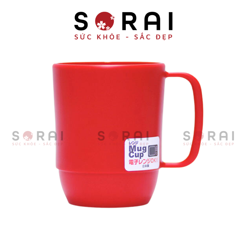 Cốc cao INOMATA Nhật Bản 350ml (đỏ)
