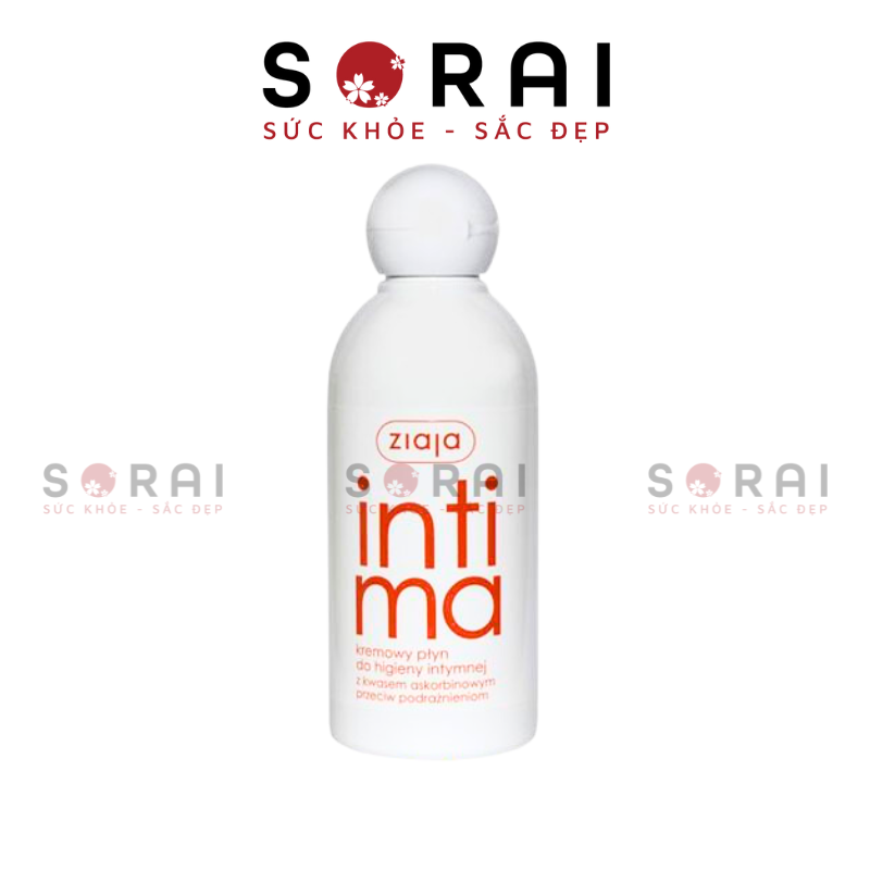DDVS Intima (cam) chứa Axit Ascorbic, giúp chống viêm, nhiễm khuẩn, nhiễm trùng Ba Lan 200ml