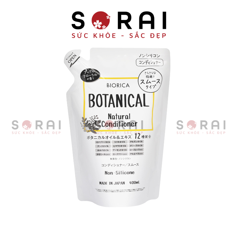 Dầu xả thảo dược Botanical Non Silicone Nhật Bản 400ml