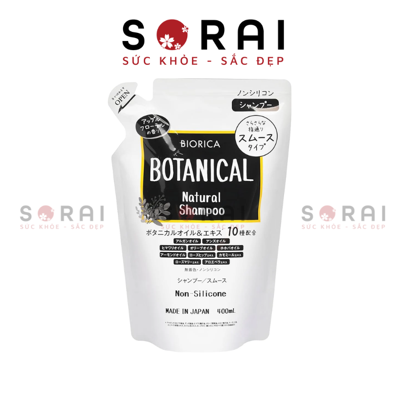 Dầu gội thảo dược Botanical Nhật Bản Non Silicone 400ml