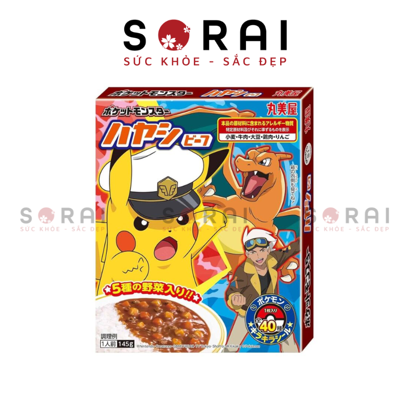 Sốt cari Marumiya Pokemon vị thịt bò cho bé 145g