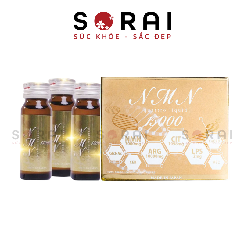 Nước uống bổ sung NMN 15.000mg Nhật Bản