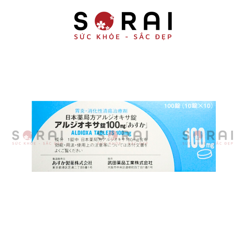 Thuốc điều trị viêm loét dạ dày Aldoxa Nhật Bản 100mg