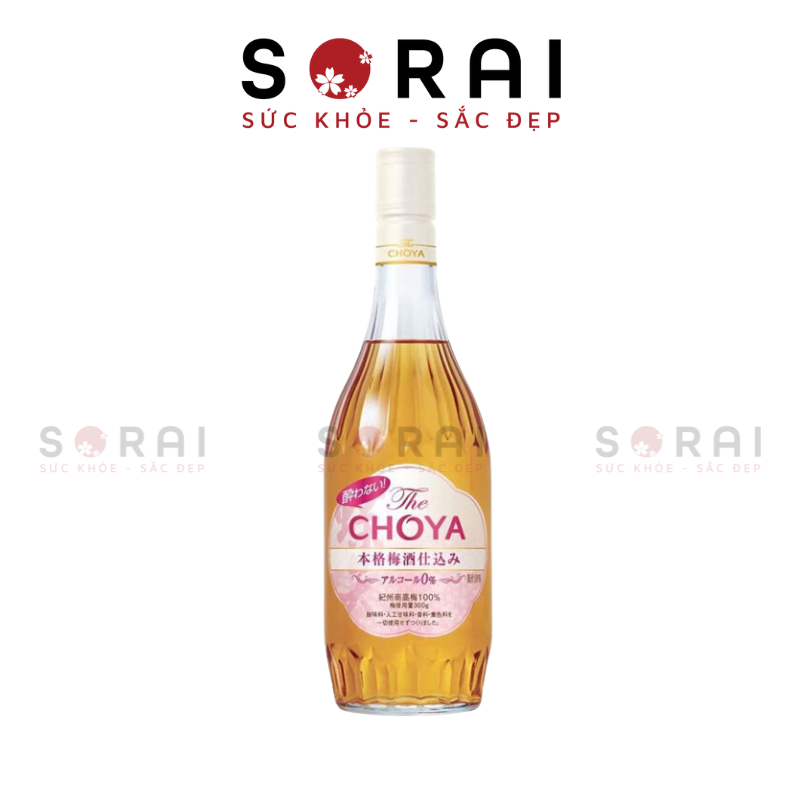 Nước mơ Choya Yowanai Nhật Bản 0 cồn 700ml