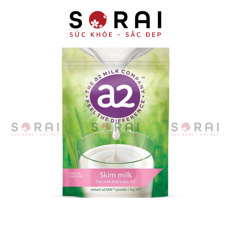 Sữa bột tách kem A2 Úc túi 1kg