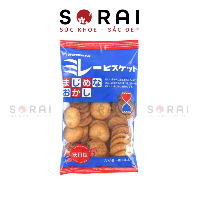 Bánh quy mặn Nomura Nhật Bản túi 120gram