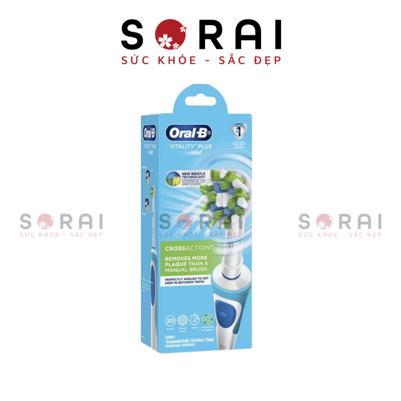 Bàn chải điện Oral-B Vitality Plus 2D CROSS ACTION