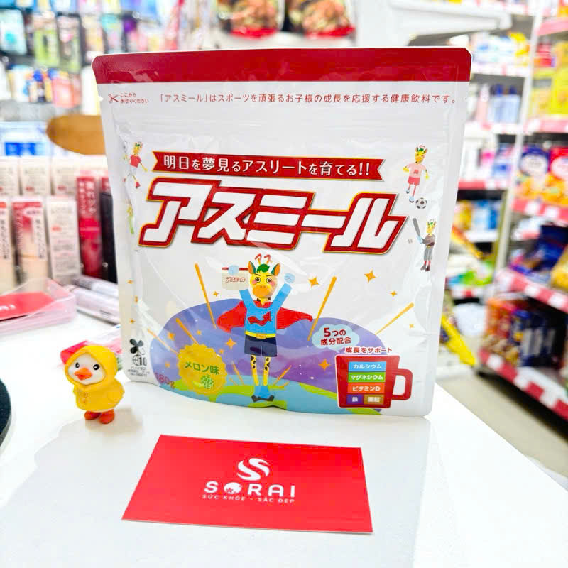 Sữa tăng chiều cao Asumiru Nhật Bản cho bé 3 – 16 tuổi (Mẫu mới 2025)