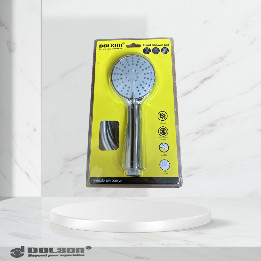 Bộ Sen Tắm Cầm Tay Tròn AH331CP-P
