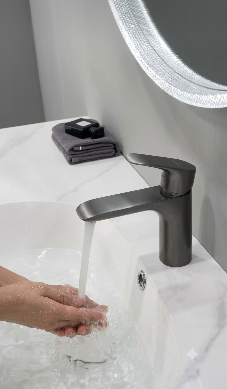 VÒI LAVABO NÓNG LẠNH DL206L