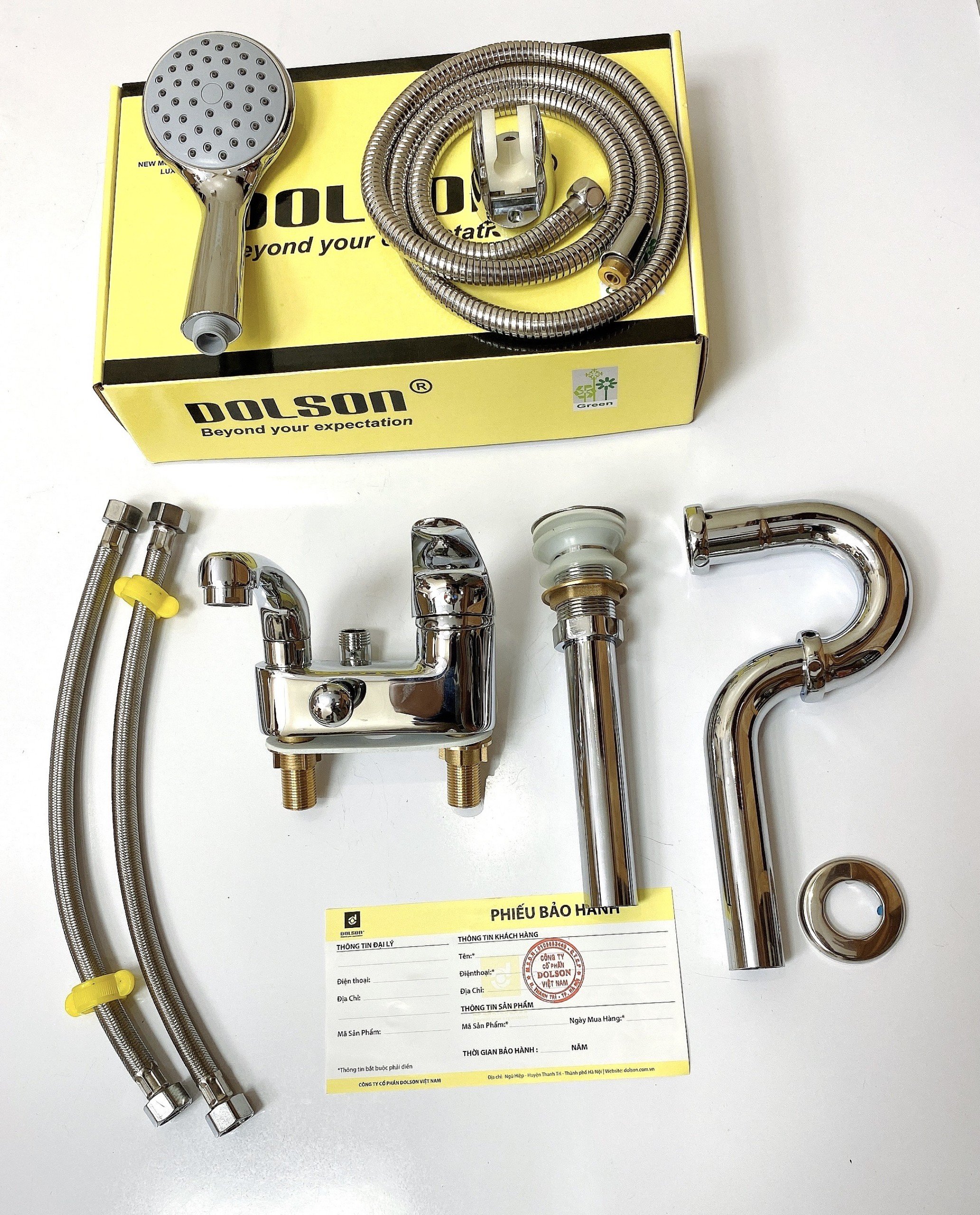 Vòi Liền Sen Nóng Lạnh DL402V