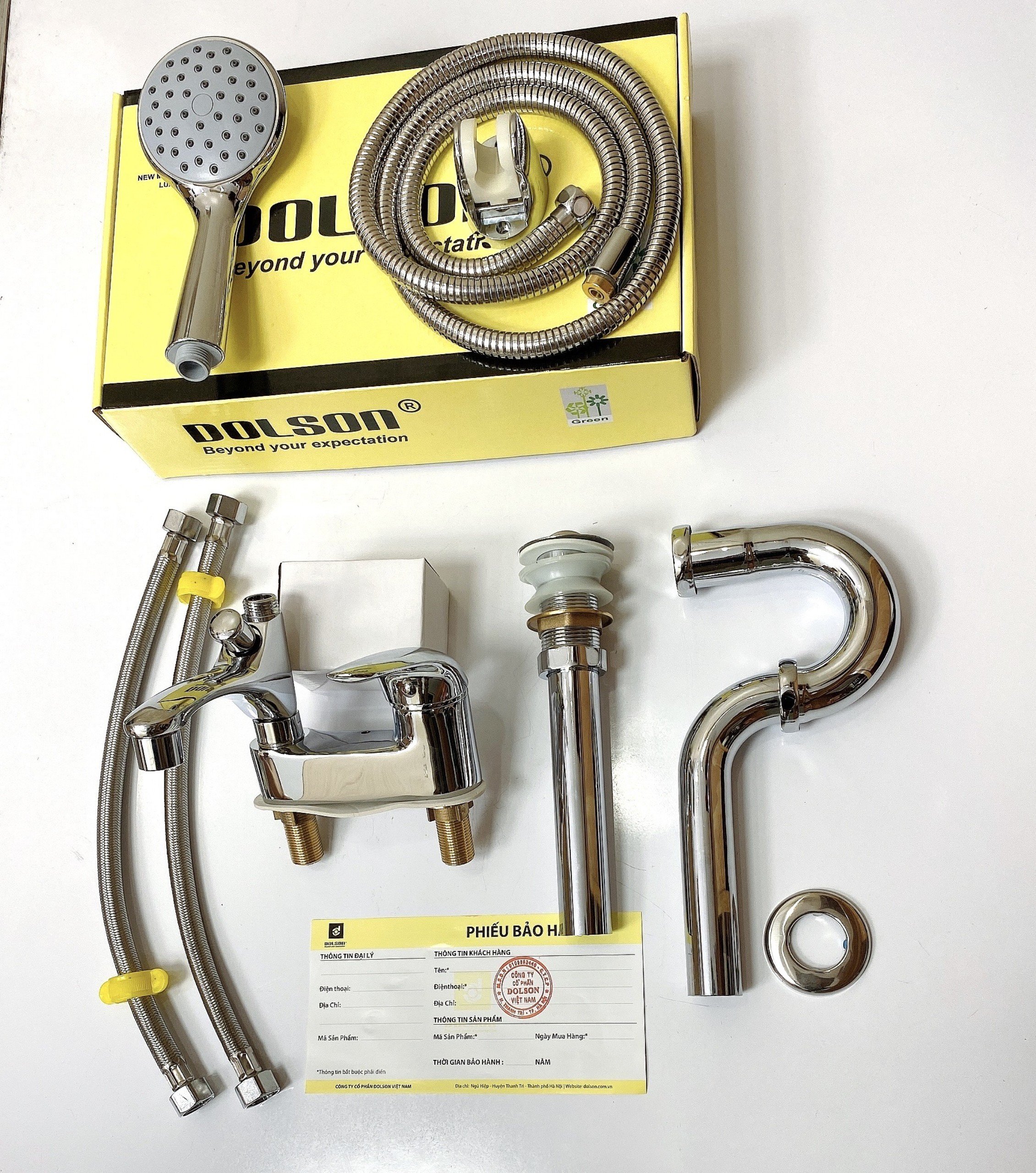 Vòi Liền Sen Nóng Lạnh DL403V