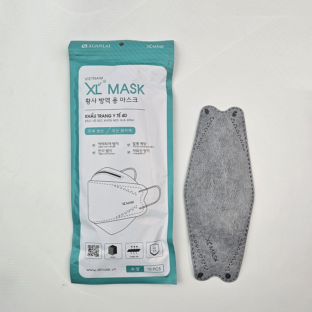 Khẩu trang KF94 kháng khuẩn 4 lớp (Túi 10 chiếc)