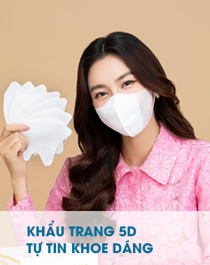 Khẩu trang 5D hoa hậu thủy tiên