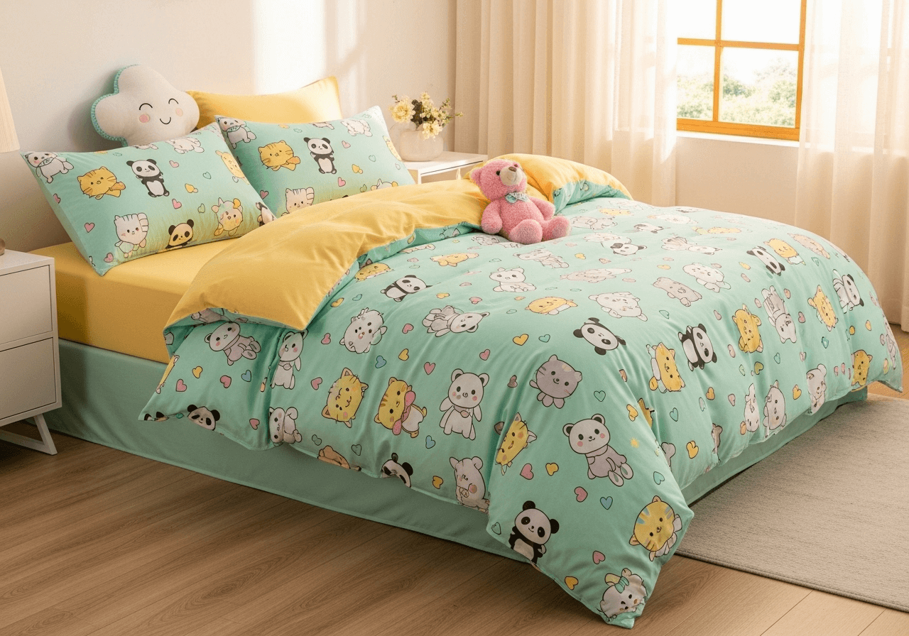 Bộ Ga Giường Cute 2025: Cẩm Nang Toàn Tập Về Sự Dễ Thương