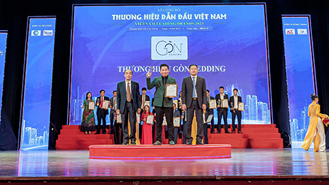 GÒN BEDDING VINH DỰ NHẬN GIẢI THƯỞNG TOP 100 THƯƠNG HIỆU DẪN ĐẦU VIỆT NAM 2023